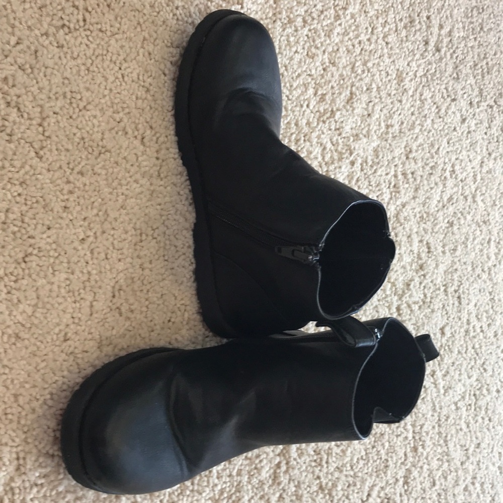 Black boots